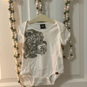 Harley Davidson onesie, 12 months